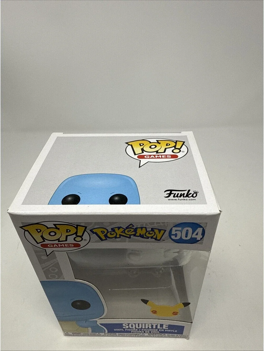 Funko Pop! Vinyl: Pokémon - Squirtle (Silver) (Metallic) #504